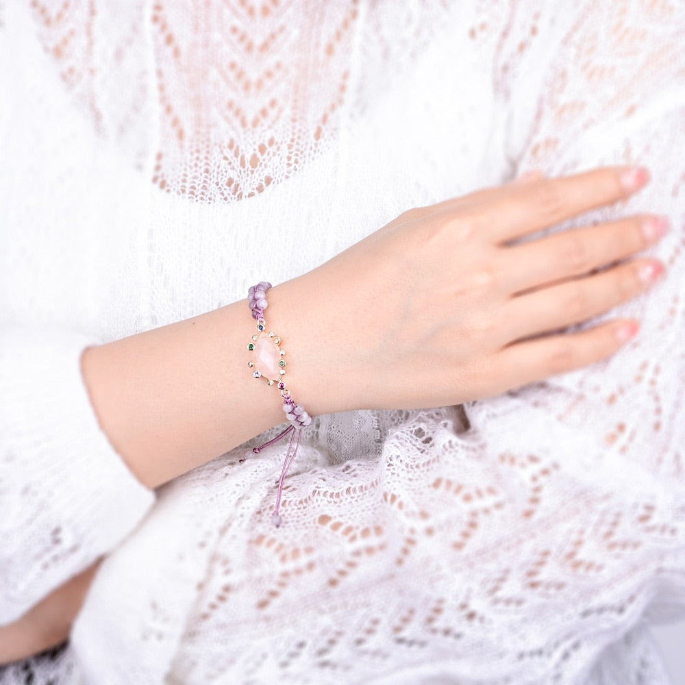 Chic Natural Stones Bracelet - Bracelets - Pretland | Spiritual Crystals & Jewelry