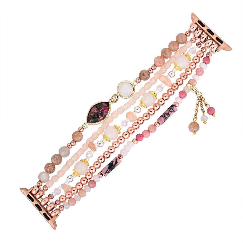Unique Design Sunstone Elastic Watch Strap - Apple Watch Straps - Pretland | Spiritual Crystals & Jewelry