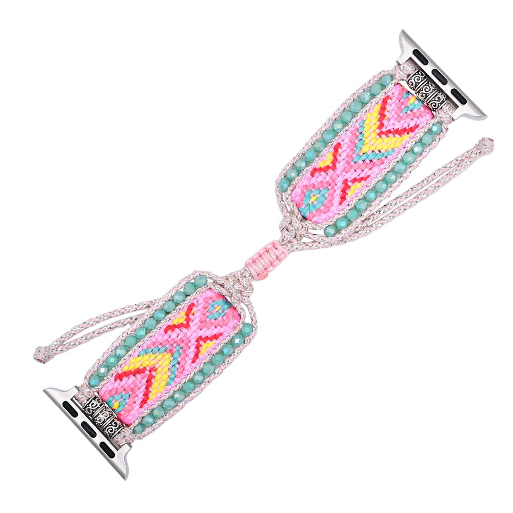 Creative Design Pink Woven Watch Strap - Watch Straps - Pretland | Spiritual Crystals & Jewelry