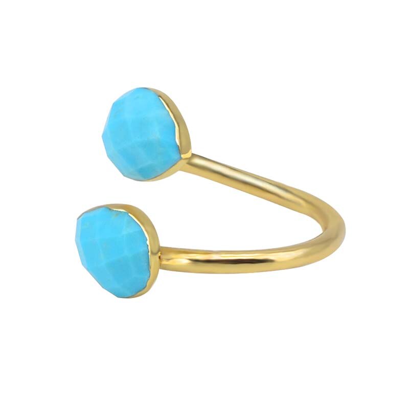 Spiritual Turquoise Drop Ring - Rings - Pretland | Spiritual Crystals & Jewelry