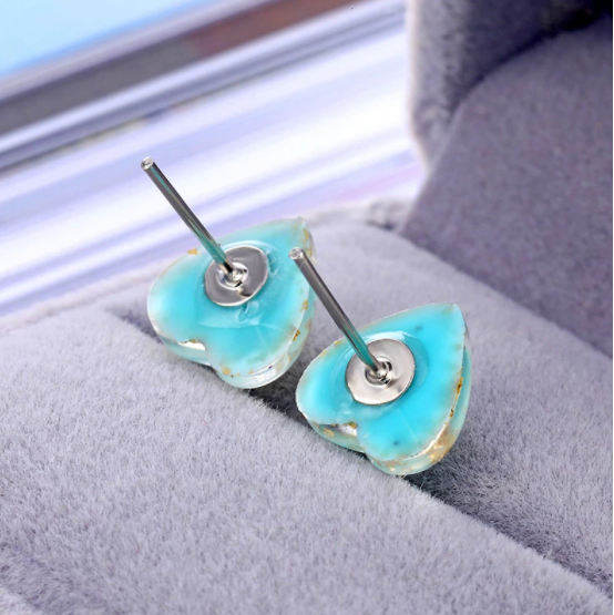 Sparkling Heart Earrings - Earrings - Pretland | Spiritual Crystals & Jewelry