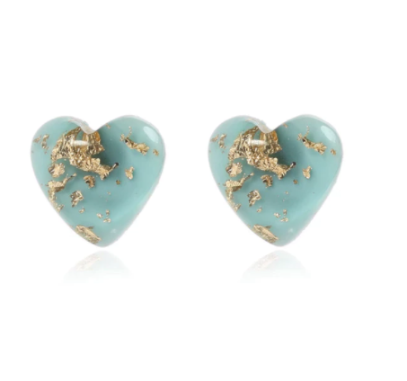 Sparkling Heart Earrings - Earrings - Pretland | Spiritual Crystals & Jewelry