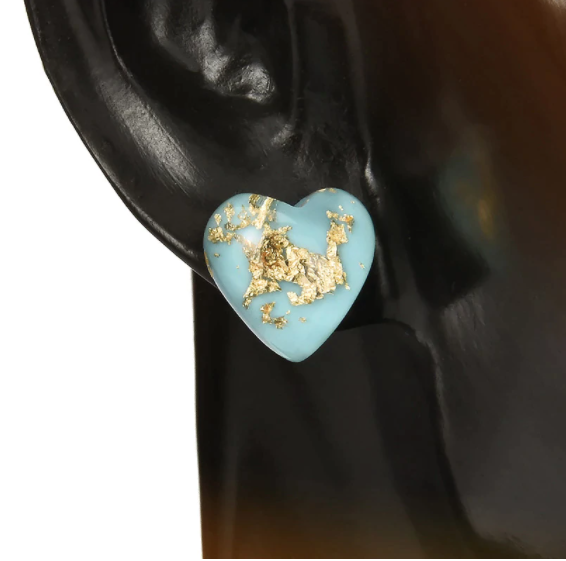Sparkling Heart Earrings - Earrings - Pretland | Spiritual Crystals & Jewelry
