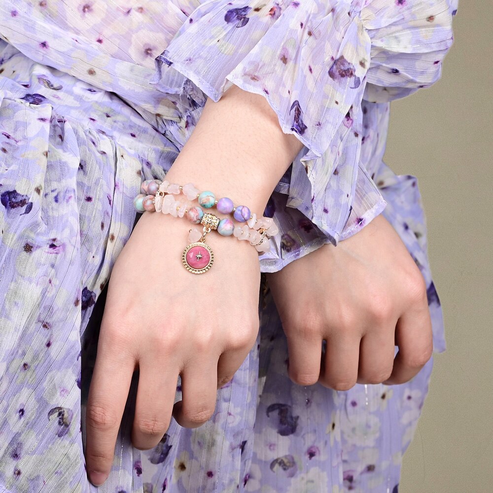 Elegant Purple Emperor Bracelet - Bracelets - Pretland | Spiritual Crystals & Jewelry