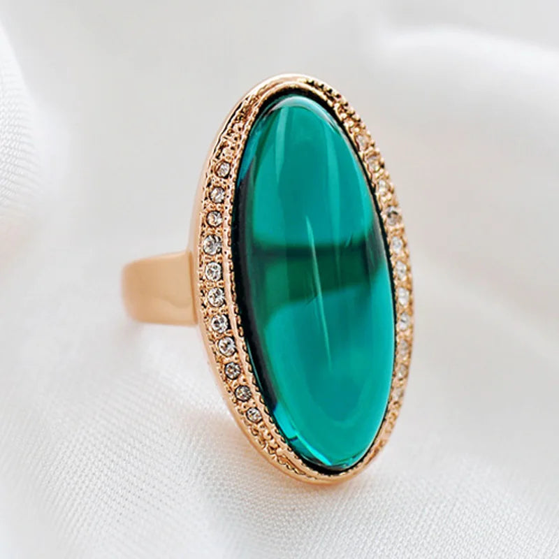 Retro Green Ring