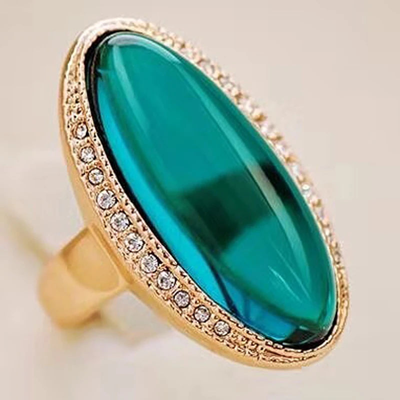 Retro Green Ring