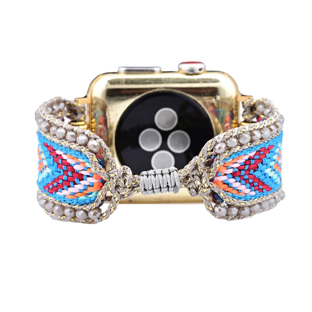 Boho Design Blue Woven Watch Strap - Watch Straps - Pretland | Spiritual Crystals & Jewelry