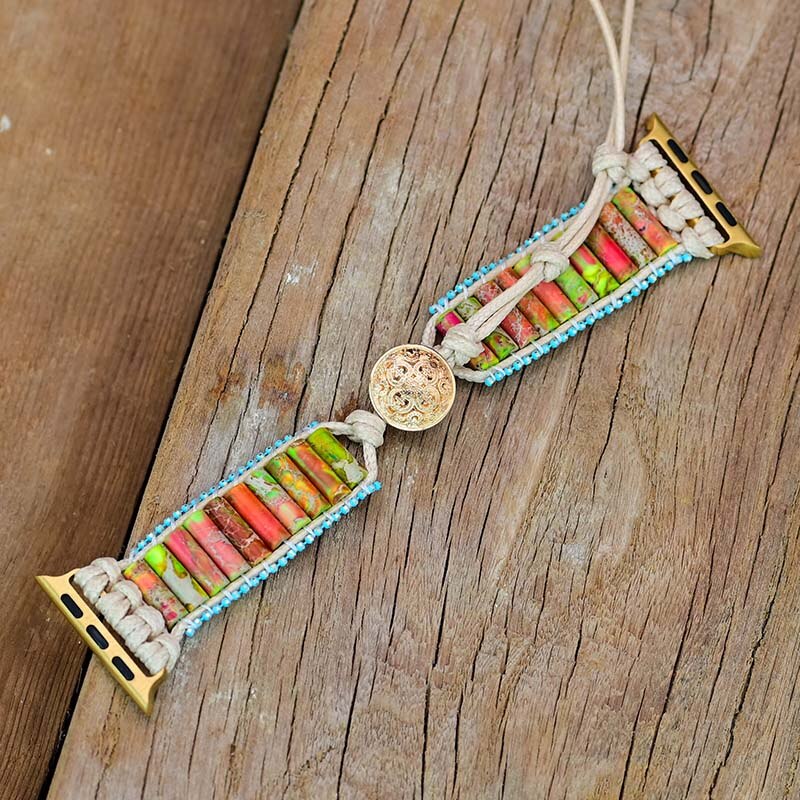 Pleasant Emperor Stone Apple Watch Strap - Apple Watch Straps - Pretland | Spiritual Crystals & Jewelry