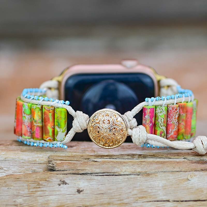 Pleasant Emperor Stone Apple Watch Strap - Apple Watch Straps - Pretland | Spiritual Crystals & Jewelry