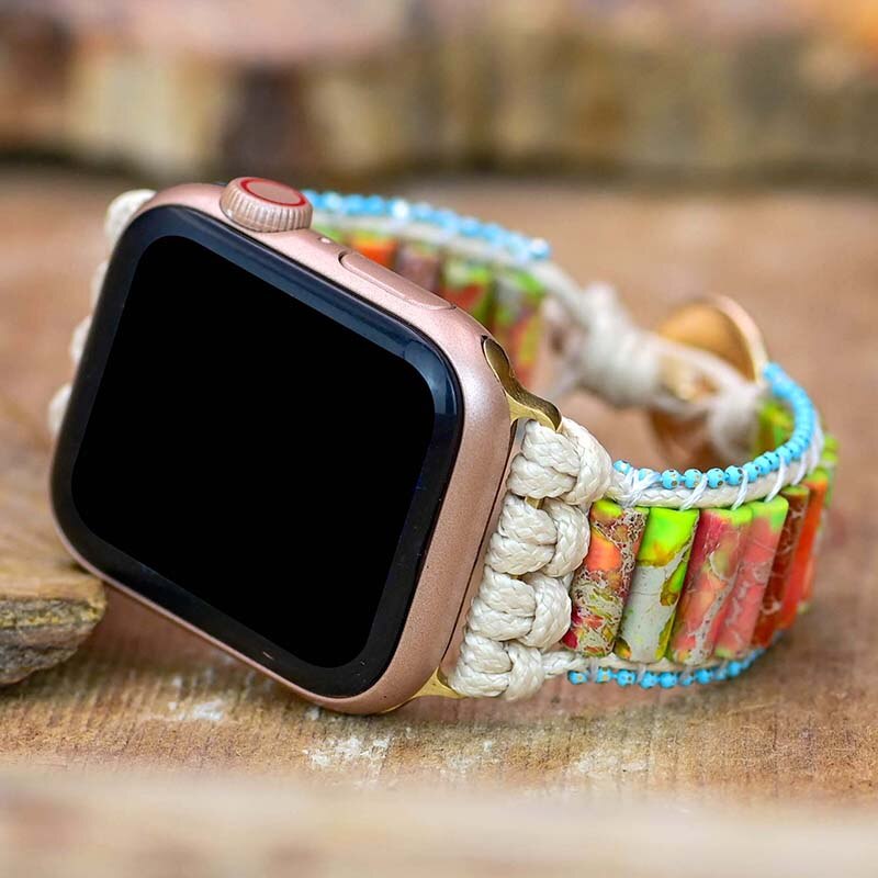 Pleasant Emperor Stone Apple Watch Strap - Apple Watch Straps - Pretland | Spiritual Crystals & Jewelry