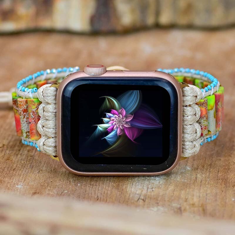 Pleasant Emperor Stone Apple Watch Strap - Apple Watch Straps - Pretland | Spiritual Crystals & Jewelry