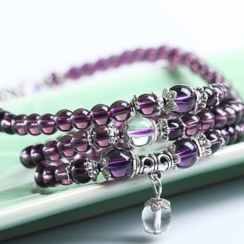 Spiritual Ethnic 108 Mala Bracelet - Bracelets - Pretland | Spiritual Crystals & Jewelry