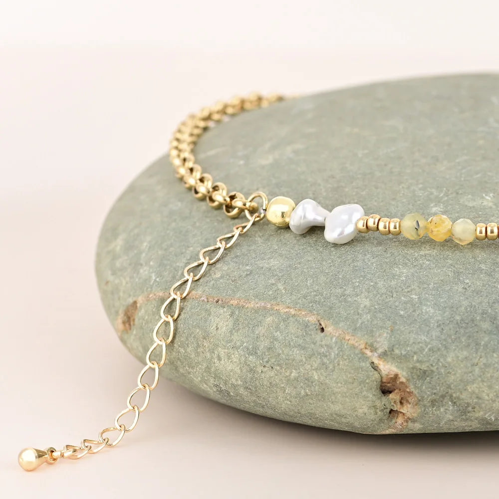 Chic Natural Green Aventurine Bracelet