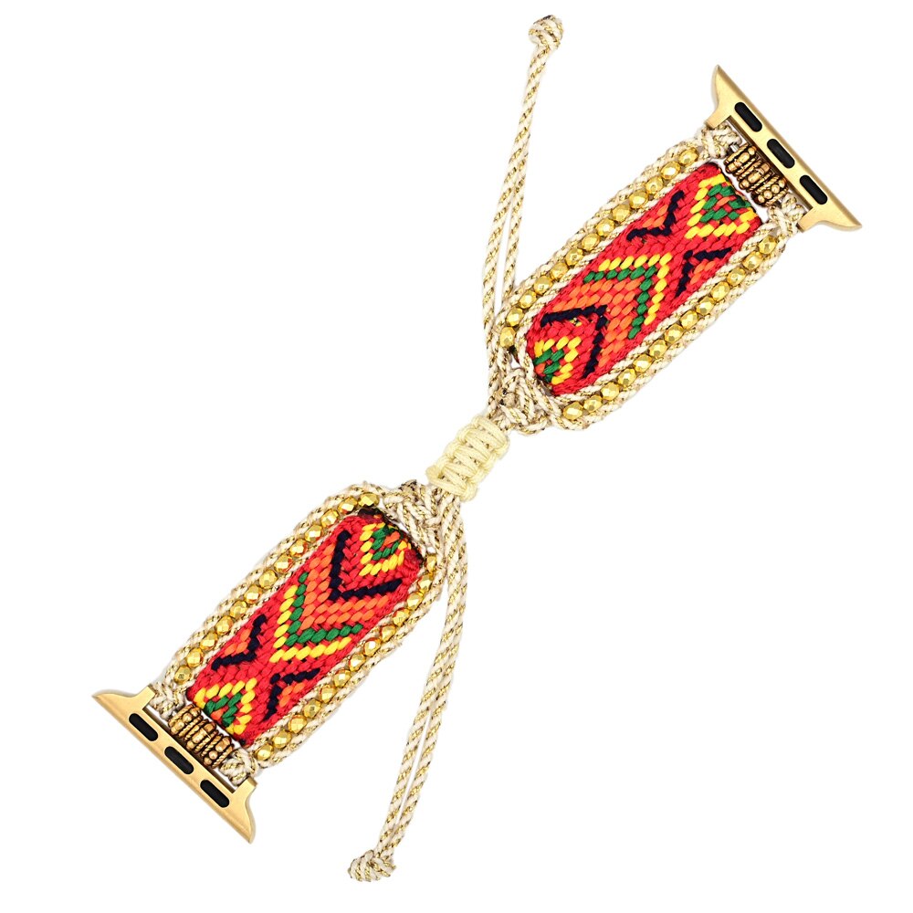 Boho Style Woven Smart Watch Strap - Watch Straps - Pretland | Spiritual Crystals & Jewelry