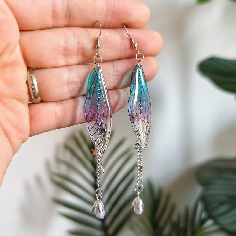 Rainbow Dangle Earrings