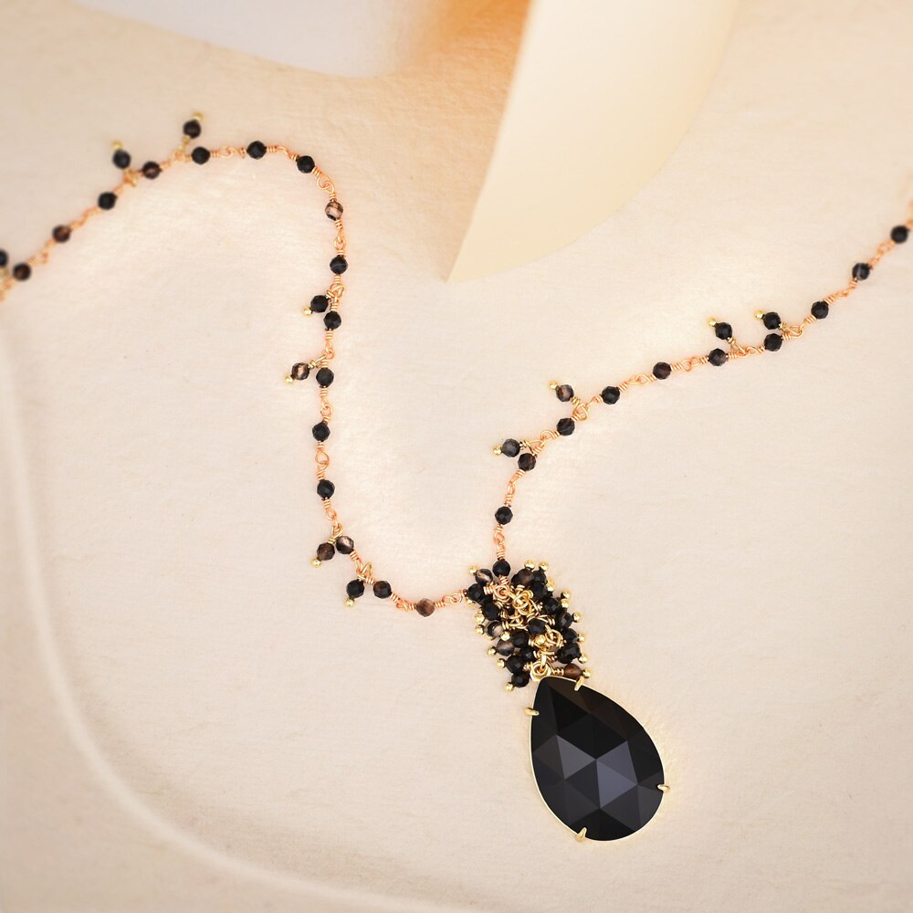 Vintage Style Natural Stone Necklace - Necklaces - Pretland | Spiritual Crystals & Jewelry