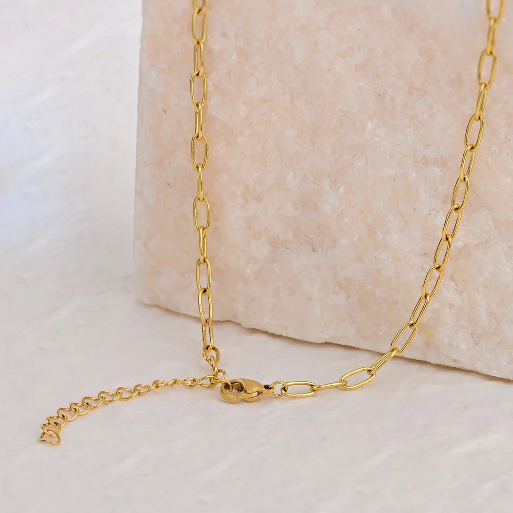 Boho Elegant Tiger-Eye Chain Necklace