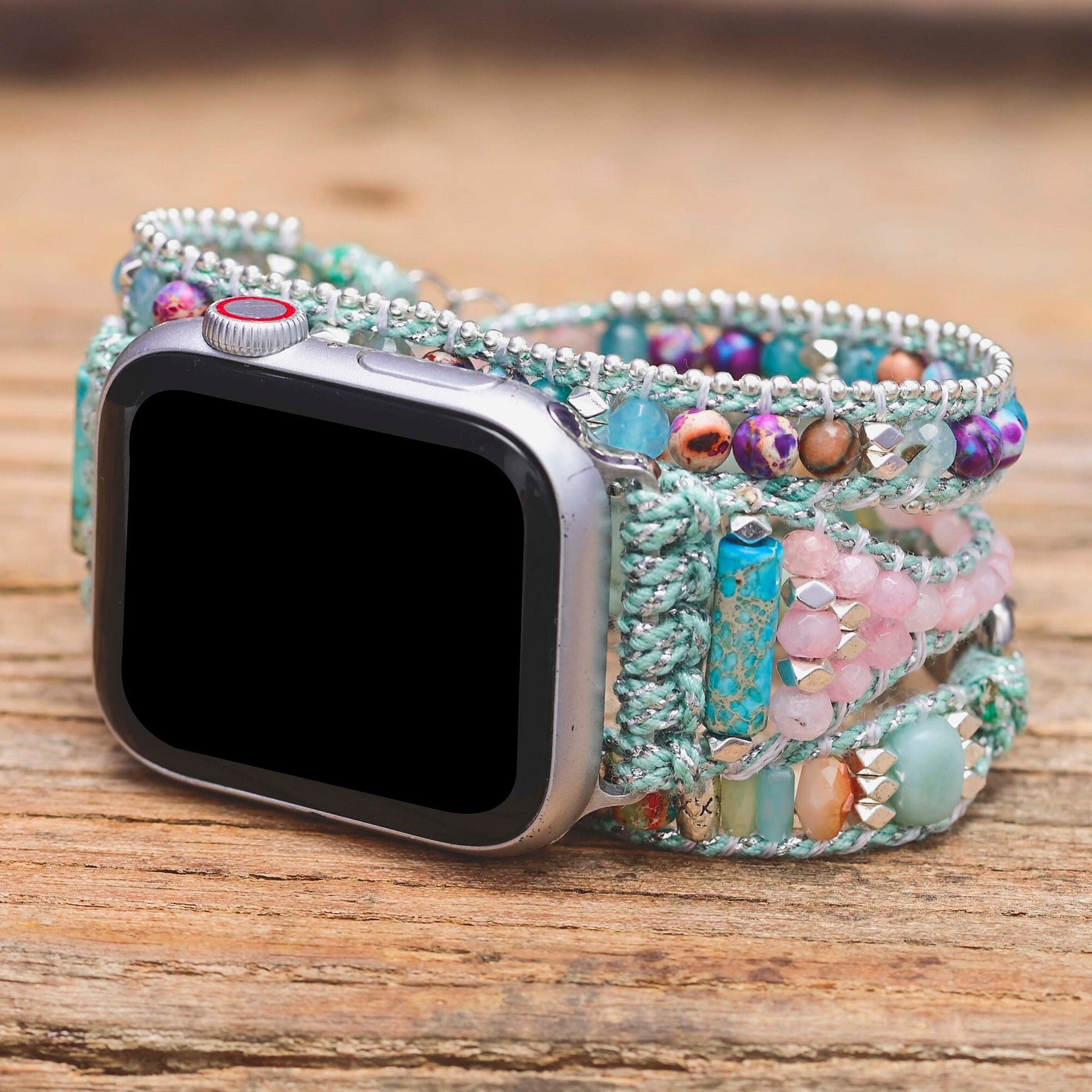 Vegan Mint Apple Watch Strap
