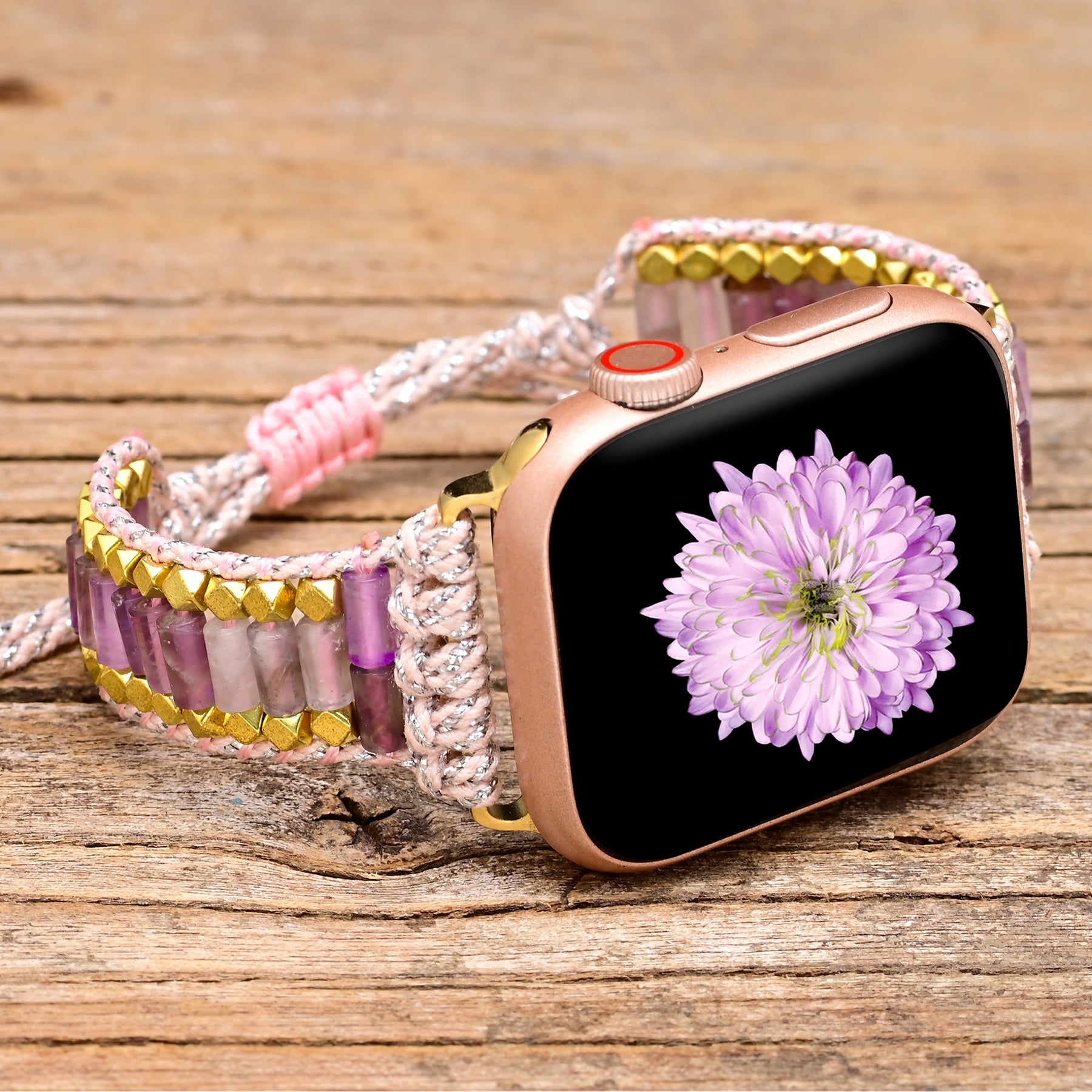 Spiritual Amethyst Apple Watch Strap - Apple Watch Straps - Pretland | Spiritual Crystals & Jewelry