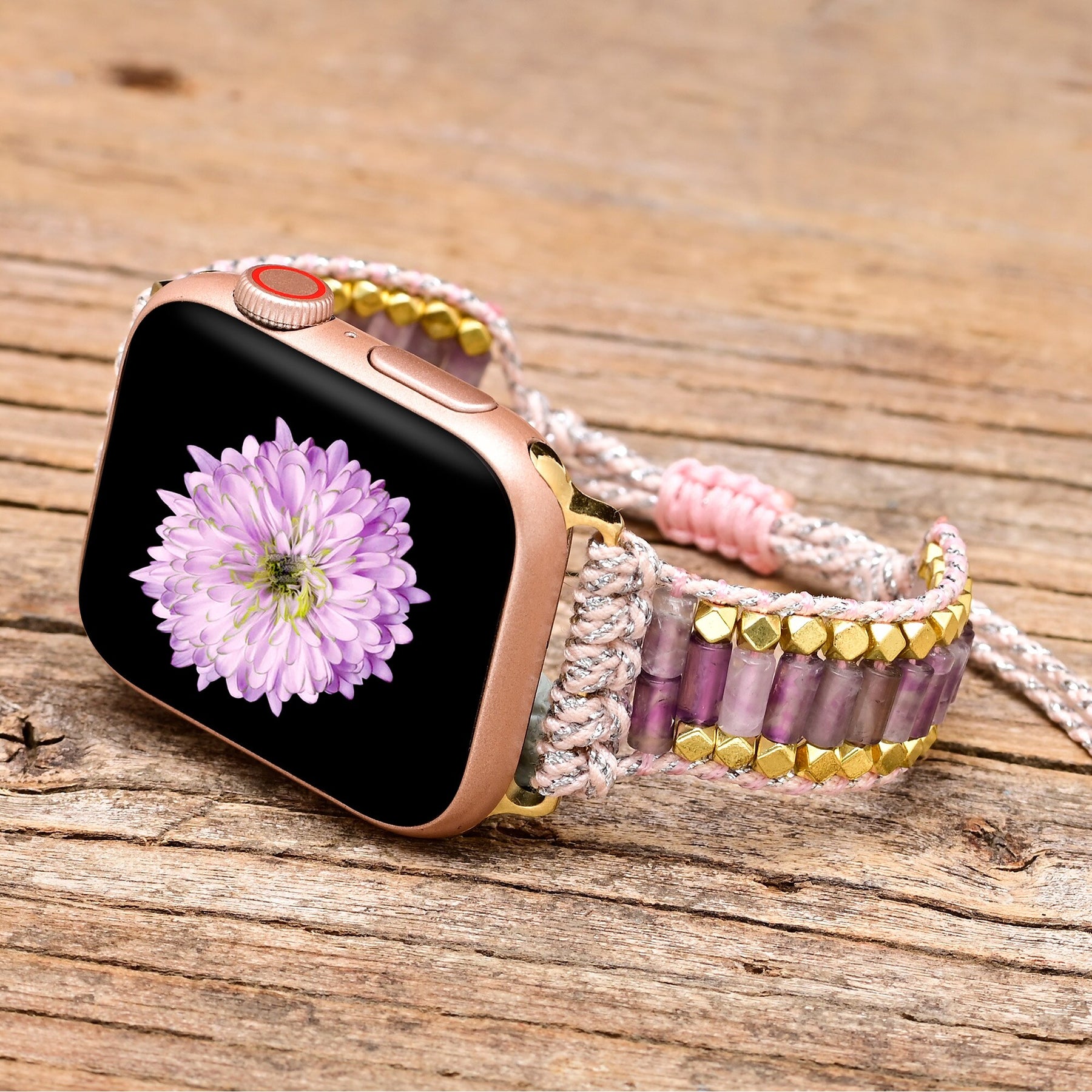 Spiritual Amethyst Apple Watch Strap - Apple Watch Straps - Pretland | Spiritual Crystals & Jewelry