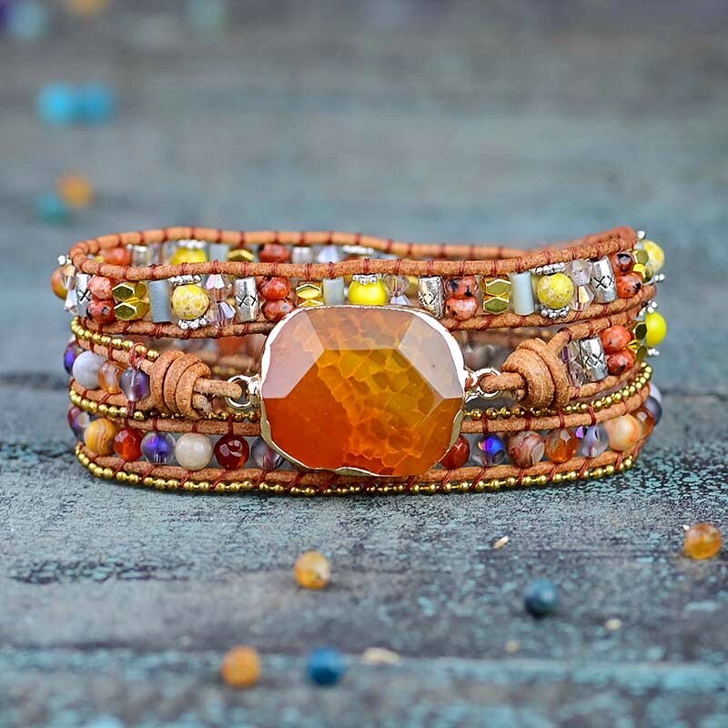 Summer Love Wrap Bracelet - Wrap Bracelets - Pretland | Spiritual Crystals & Jewelry