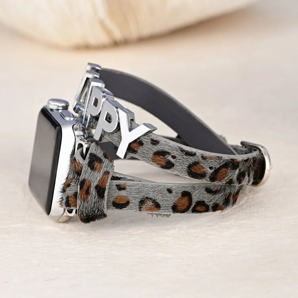 Motivation Charming Leather Watch Strap