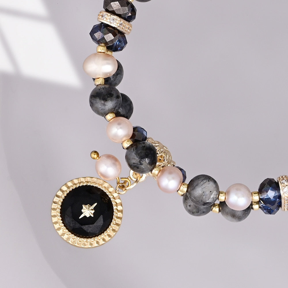 Elegant Boho Labradorite Bracelet - Bracelets - Pretland | Spiritual Crystals & Jewelry