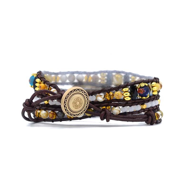 The Energy of Sun Wrap Bracelet - Wrap Bracelets - Pretland | Spiritual Crystals & Jewelry