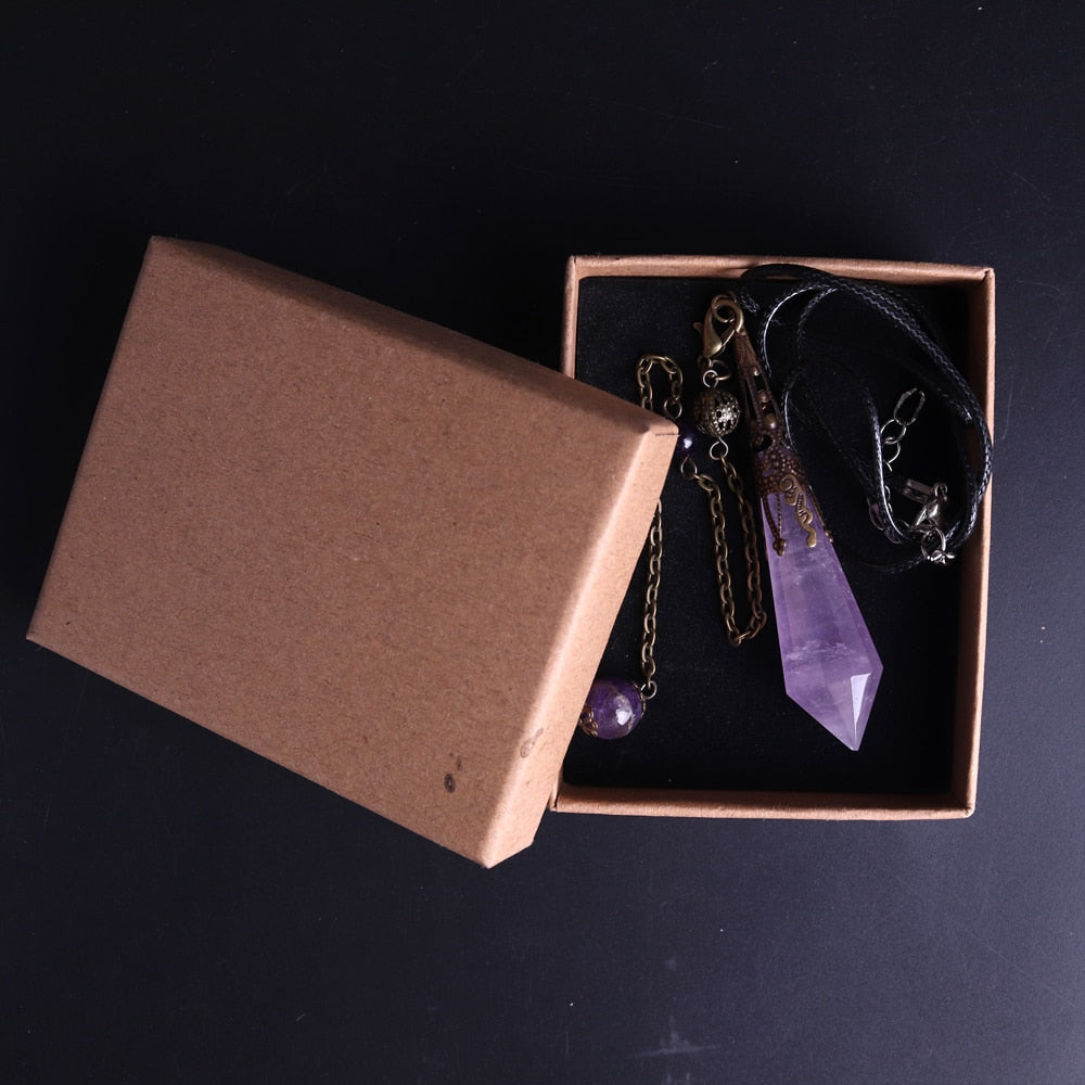 Natural Stone Amulet Pendulum - Natural Stones - Pretland | Spiritual Crystals & Jewelry