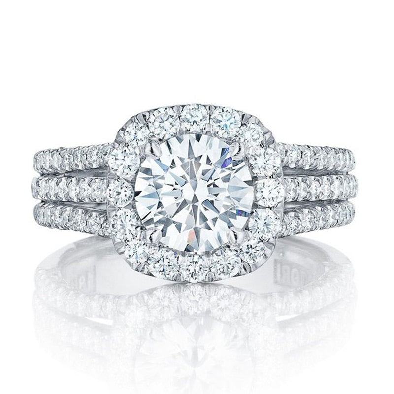Luminous Aura Cubic Zirconia Ring - Rings - Pretland | Spiritual Crystals & Jewelry