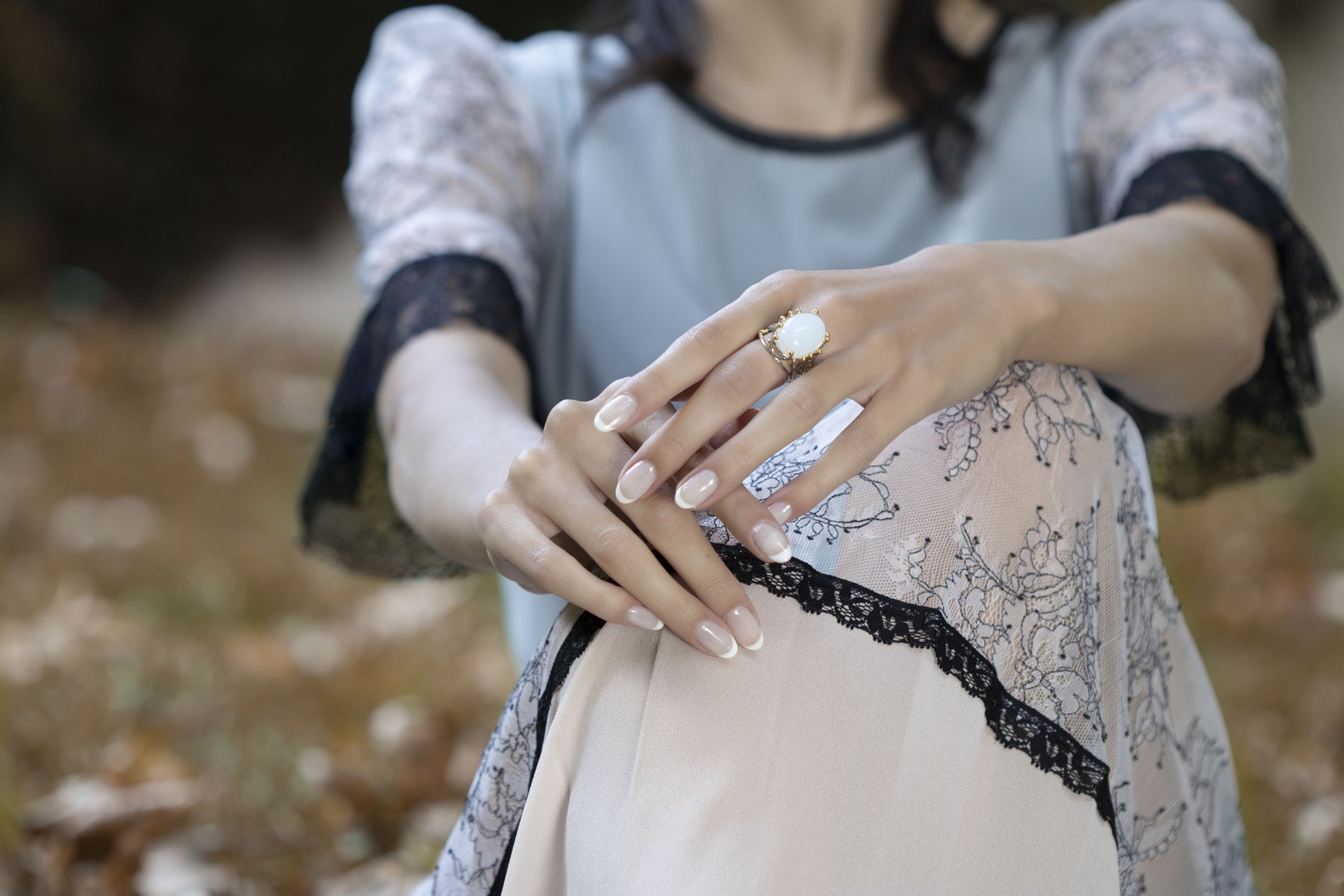 Spiritual Vintage Moonstone Silver Ring - Rings - Pretland | Spiritual Crystals & Jewelry