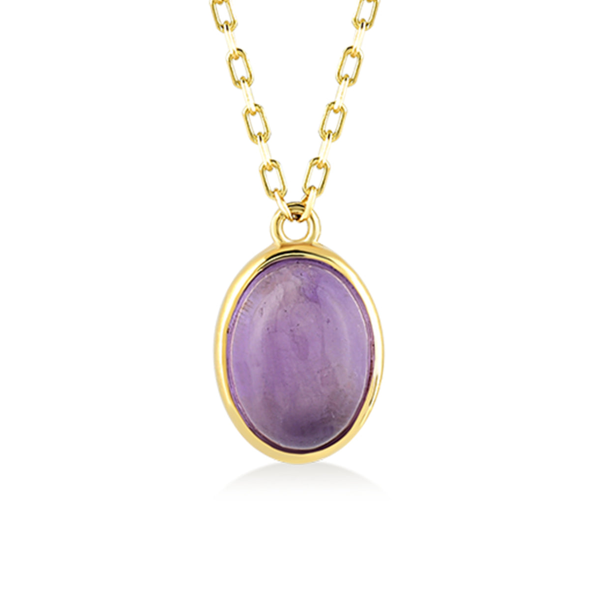 Impeccabile Amethyst Gold Necklace