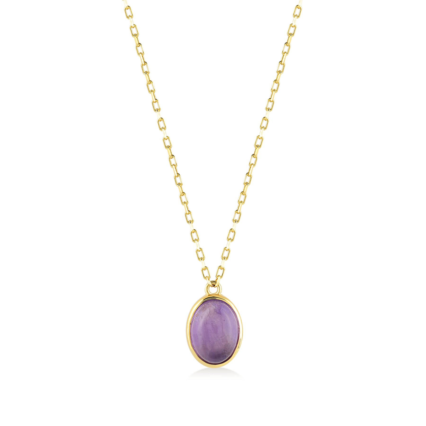 Impeccabile Amethyst Gold Necklace