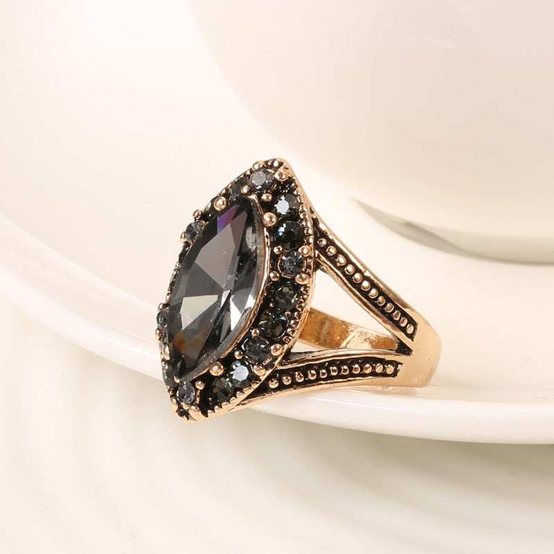 Antique Style Smoky Quartz Ring