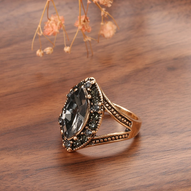 Antique Style Smoky Quartz Ring