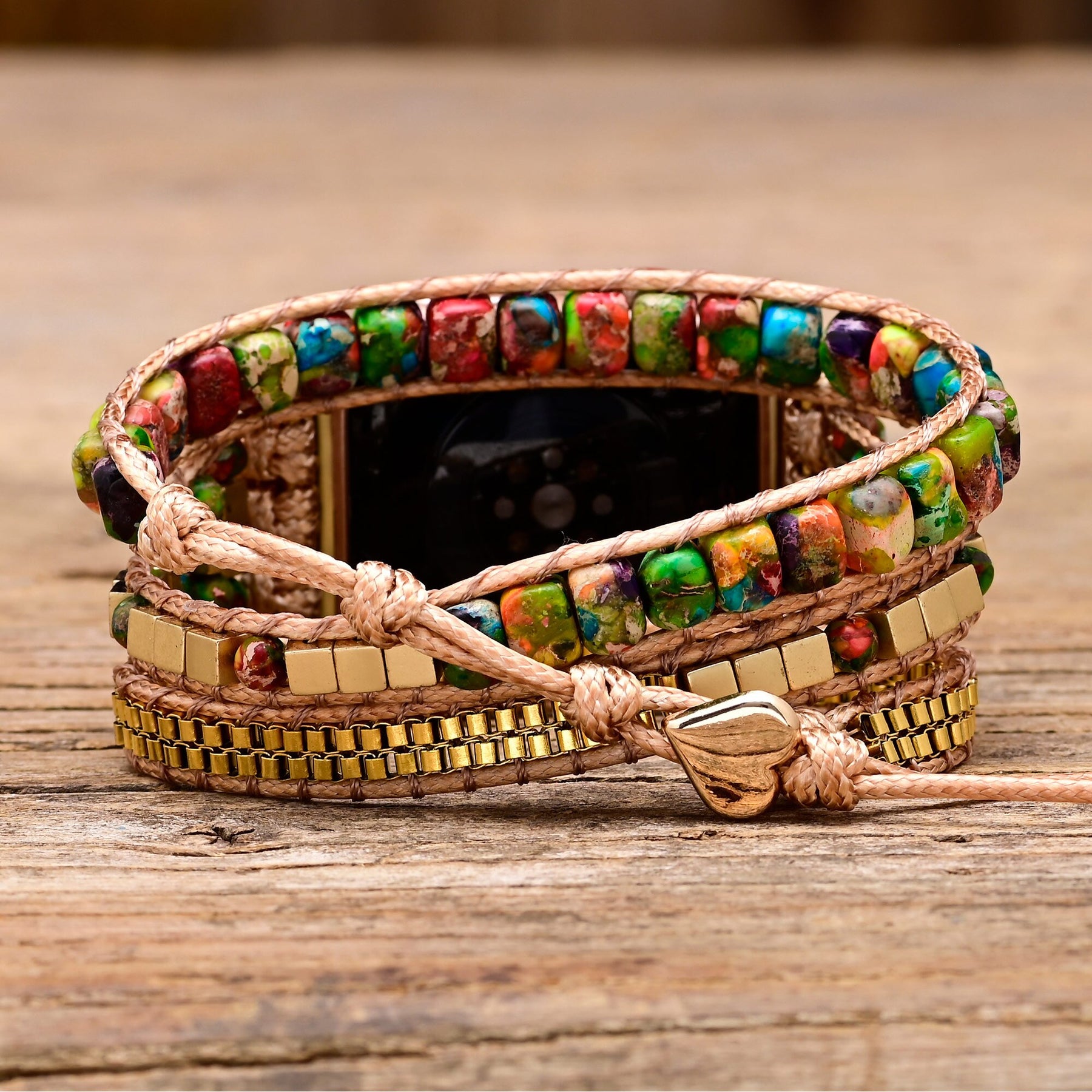 Trendy Colourful Emperor Apple Watch Strap - Apple Watch Straps - Pretland | Spiritual Crystals & Jewelry