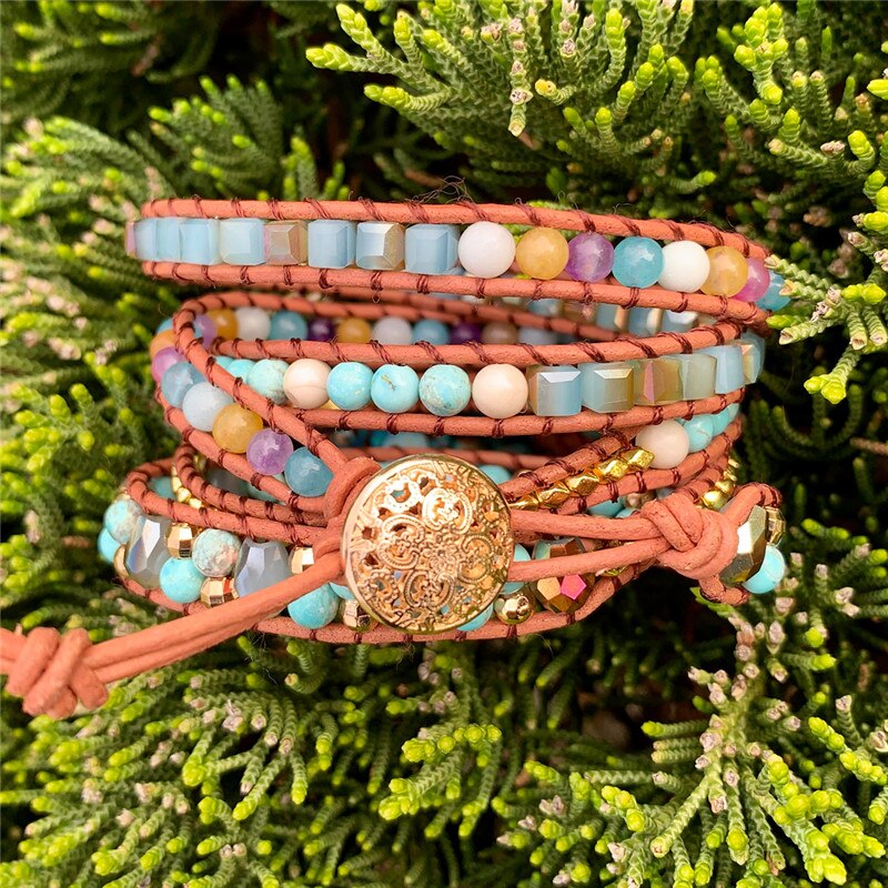 Spring Breeze Imperial Jasper Bracelet - Wrap Bracelets - Pretland | Spiritual Crystals & Jewelry