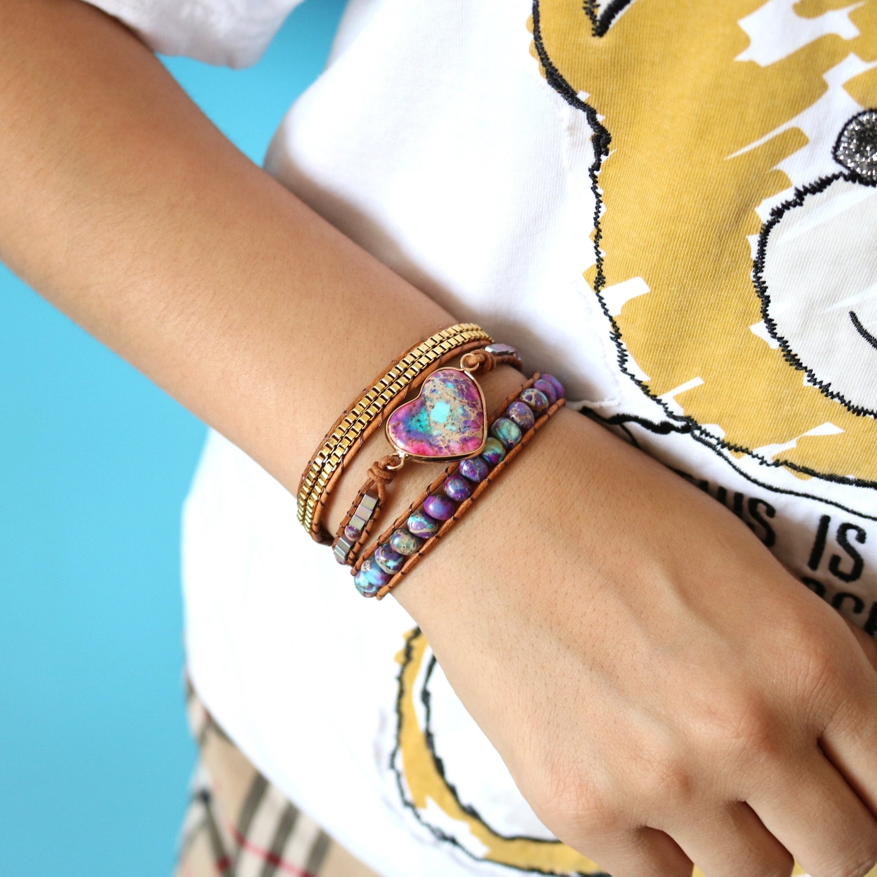 Spiritual Sparkling Wrap Bracelet - Wrap Bracelets - Pretland | Spiritual Crystals & Jewelry