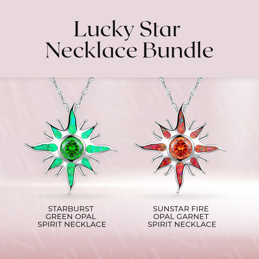 Lucky Star Necklace Bundle - Necklaces - Pretland | Spiritual Crystals & Jewelry