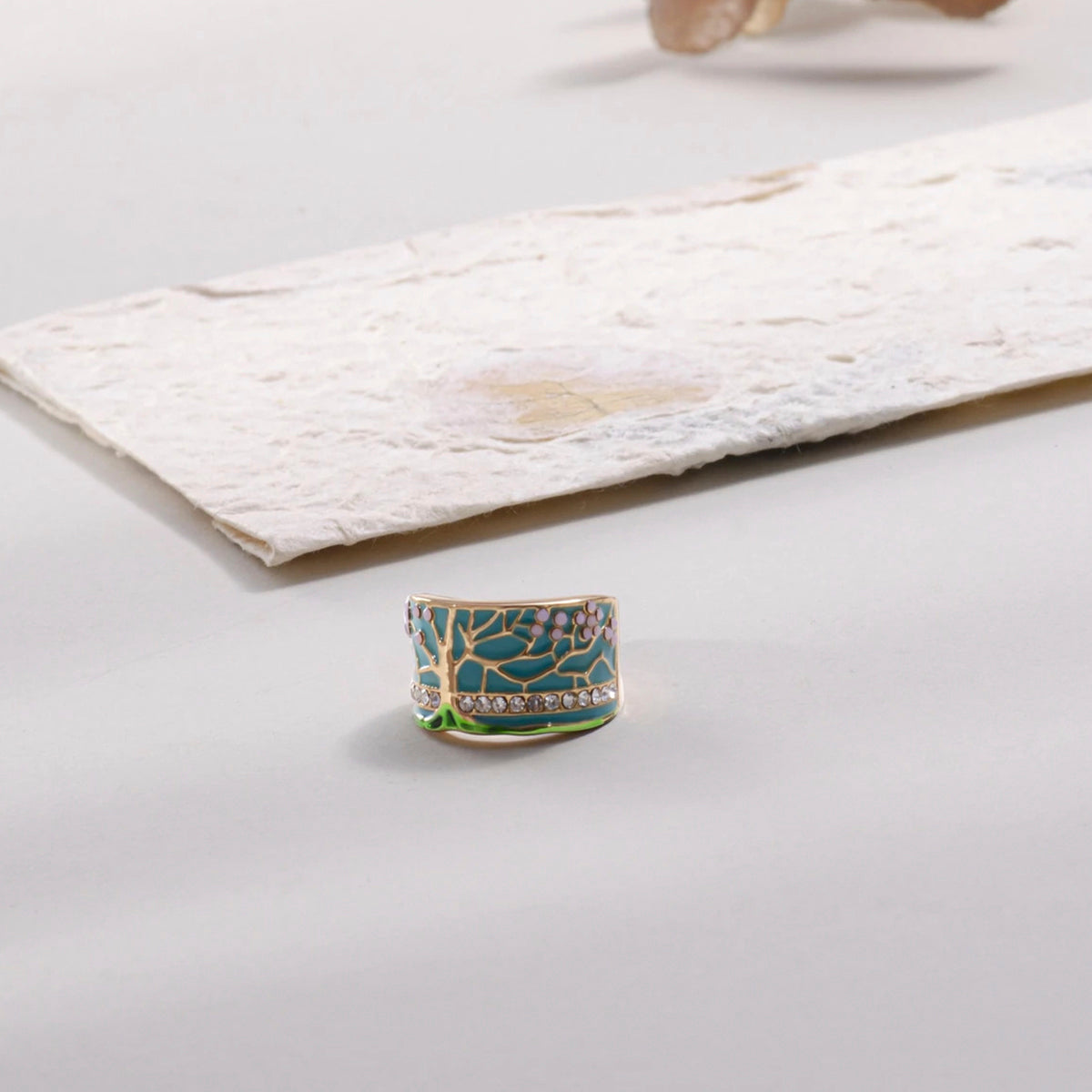 Lucky Tree Opal Ring - Rings - Pretland | Spiritual Crystals & Jewelry
