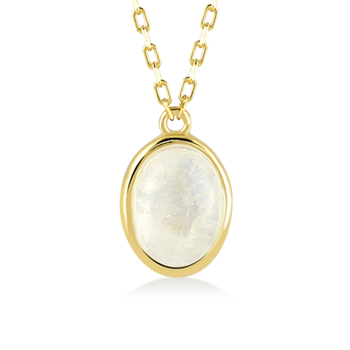 Luminosa Moonstone 24K Gold Necklace - Necklaces - Pretland | Spiritual Crystals & Jewelry