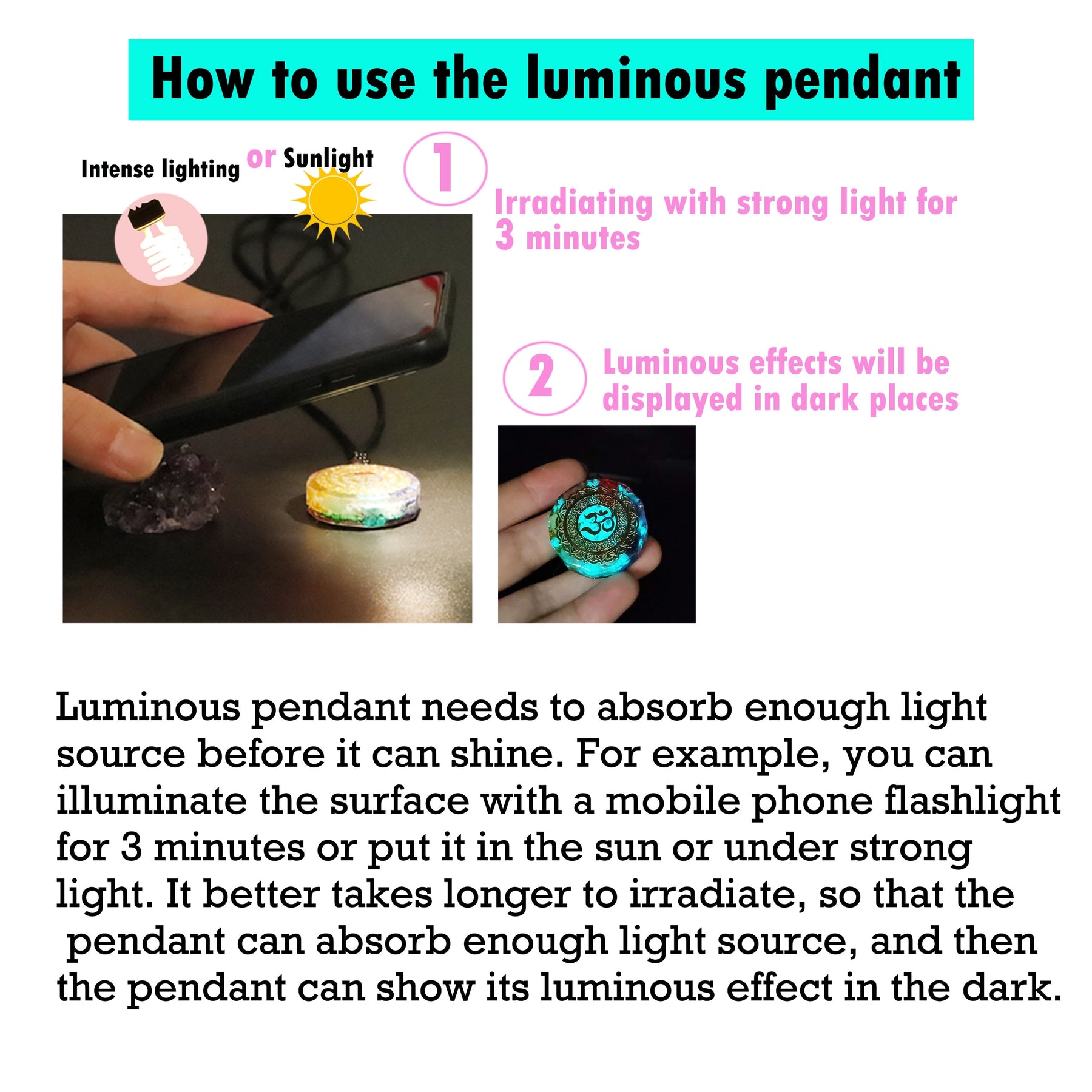 Luminous Ganesha Obsidian Necklace - Necklaces - Pretland | Spiritual Crystals & Jewelry