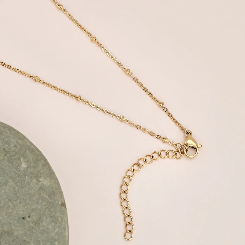 Luxury Flower Garnet Stone Necklace