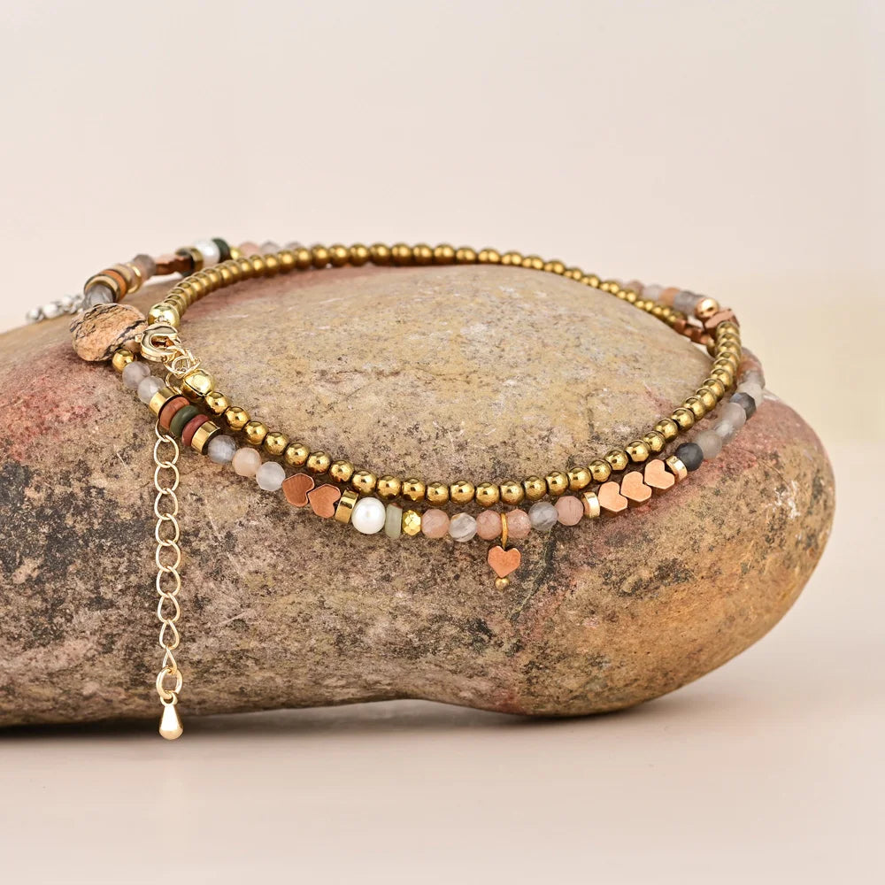 Luxury Natural Picture Stone Necklace