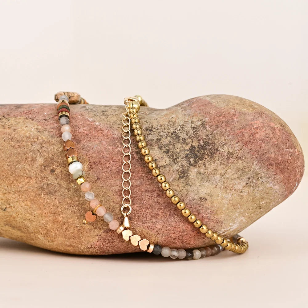 Luxury Natural Picture Stone Necklace