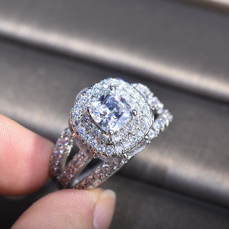 Romantic Luxury Silver Ring - Rings - Pretland | Spiritual Crystals & Jewelry