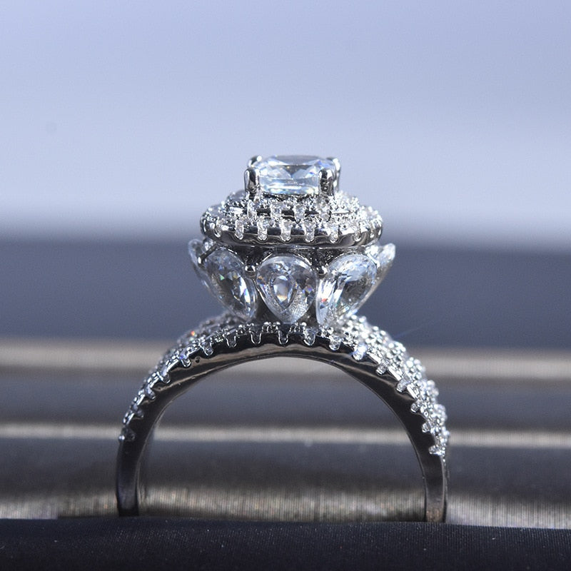 Romantic Luxury Silver Ring - Rings - Pretland | Spiritual Crystals & Jewelry