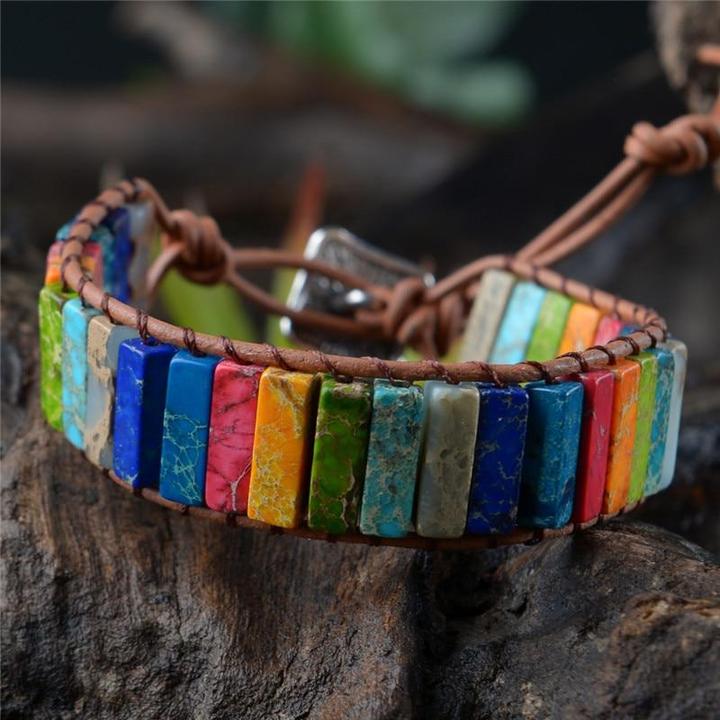Mix Jasper Positivity Bracelet - Bracelets - Pretland | Spiritual Crystals & Jewelry