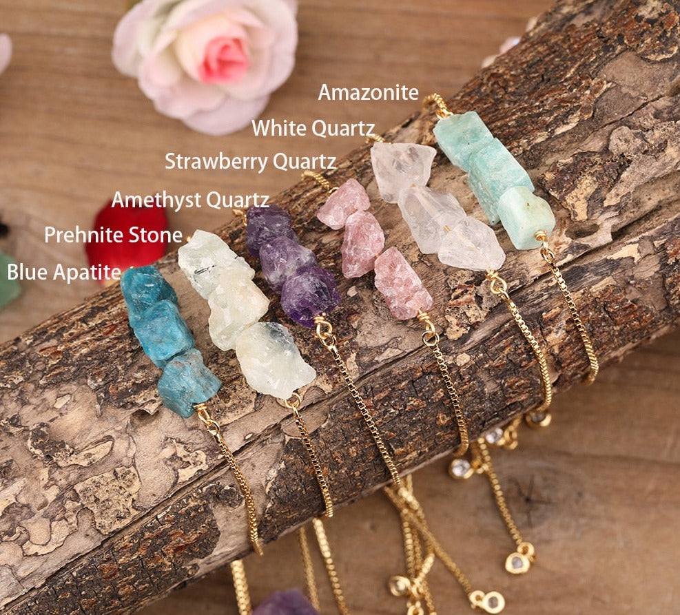 Pure Beauty Natural Stone Bracelet - Bracelets - Pretland | Spiritual Crystals & Jewelry