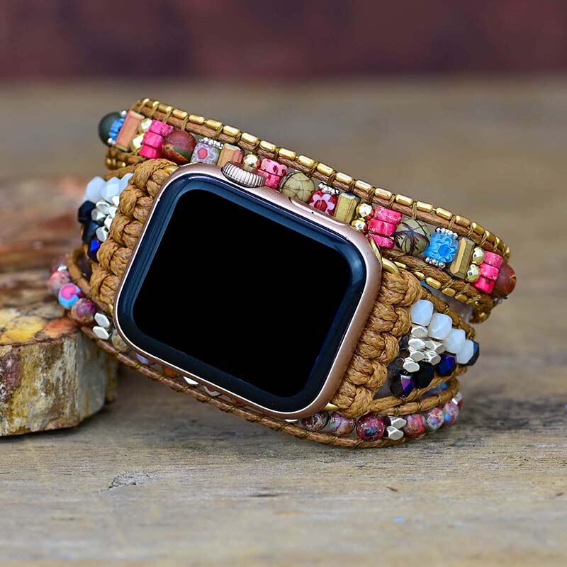 Emperor Jasper Apple Watch Strap - Apple Watch Straps - Pretland | Spiritual Crystals & Jewelry